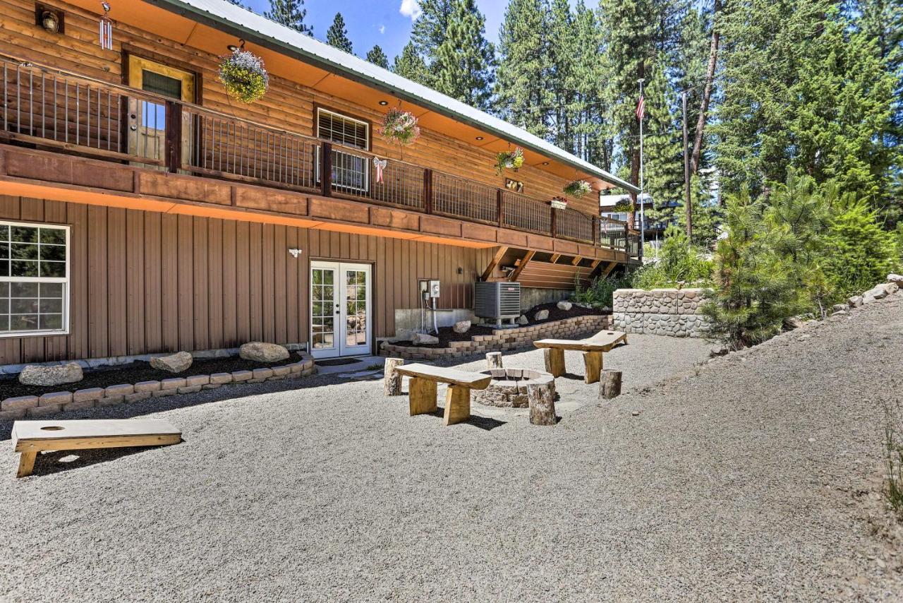 Updated Garden Valley Home With Fire Pit And Game Room Crouch Exterior photo